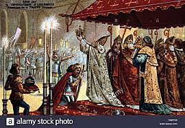Coronación  de Carlomagno