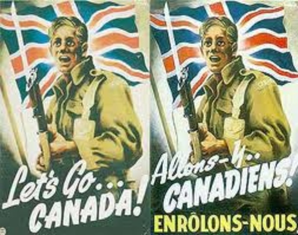Canada declares War on Germany