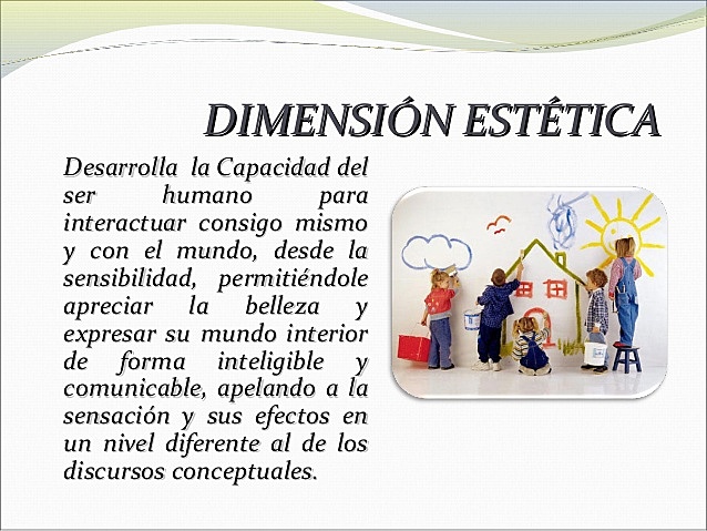 Dimensión Estética del Educador