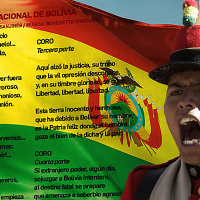 Timeline: HISTORIA DEL HIMNO NACIONAL DE BOLIVIA