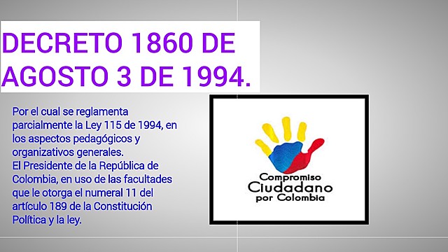 DECRETO 1860 DE 1994