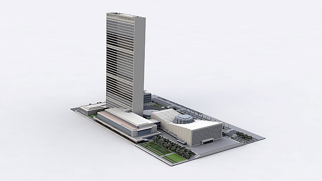 Sede de la ONU-Oscar Ribeiro de Almeida Niemeyer Soares Filho