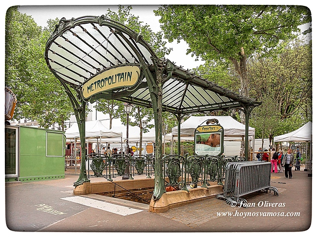 Héctor Guimard - Entradas al Metro