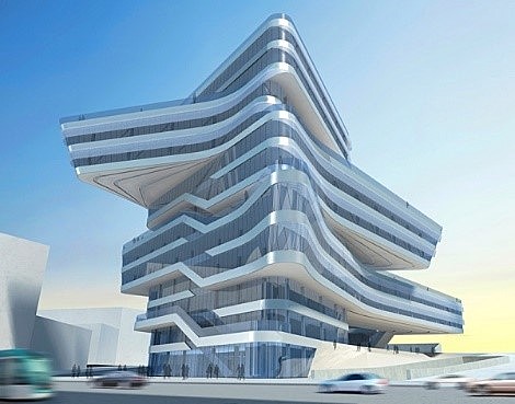 Spiralling Tower-Zaha Hadid