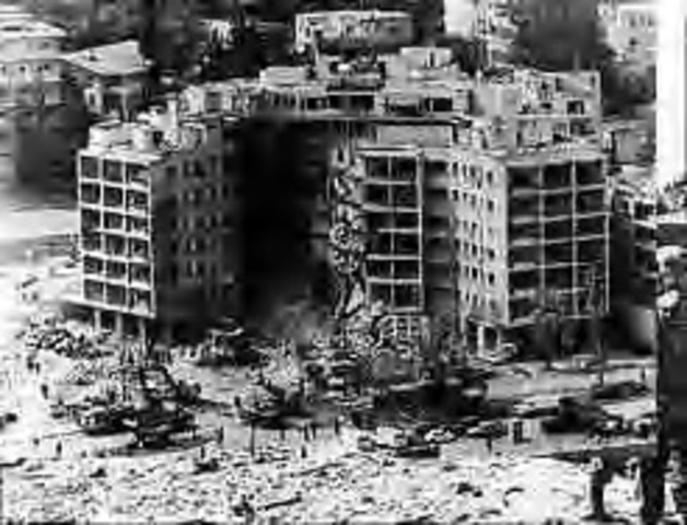 Terrorists attack Marines in Lebanon