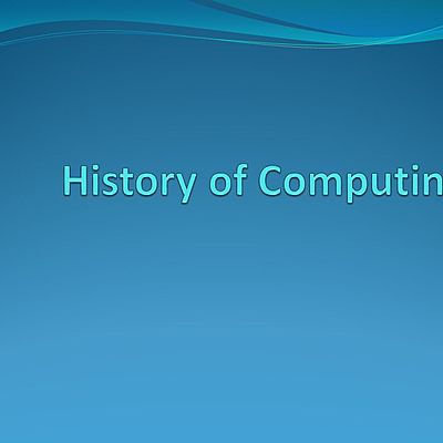 Timeline: Computing History Timeline