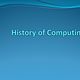 History of computing