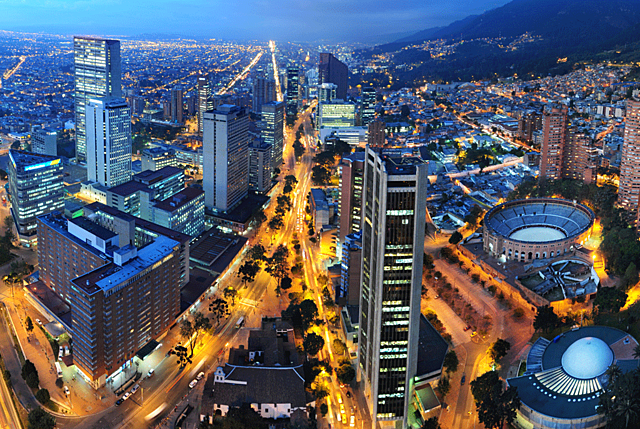 I moved on to Bogotá