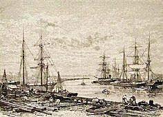 Bloqueo frances al puerto de Buenos Aires