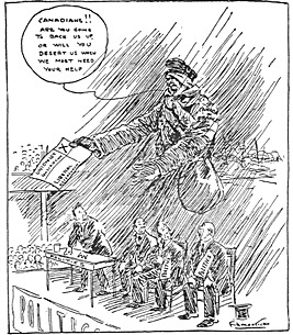 Tensions grow between English-Canadians and French-Canadians