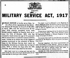 Canadian Conscription (-2)