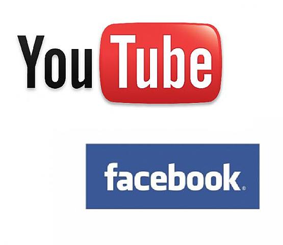 se crean facebook y youtube.