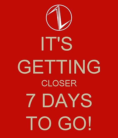 7 days before the event