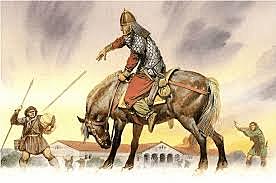 El Rey alano Ataces conquista Augusta Emérita y lo convierte en la capital de su corte