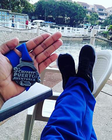 GANE 3ER LUGAR EN UNA CARRERA DE ATLETISMO EN PUERTO AVENTURAS