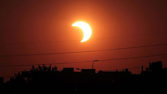 Eclipse de Sol en Norteamérica.