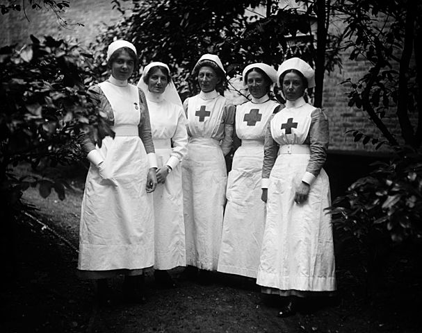Nurses during the war
