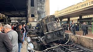 Explosión de tren en el Cairo