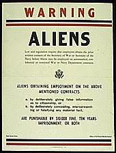 'Enemy aliens" right to vote