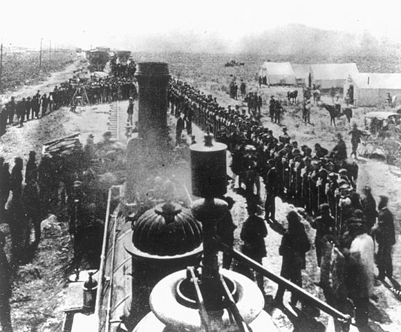 Completion of the transcontinental railway