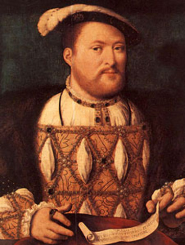 King Henry VIII dies