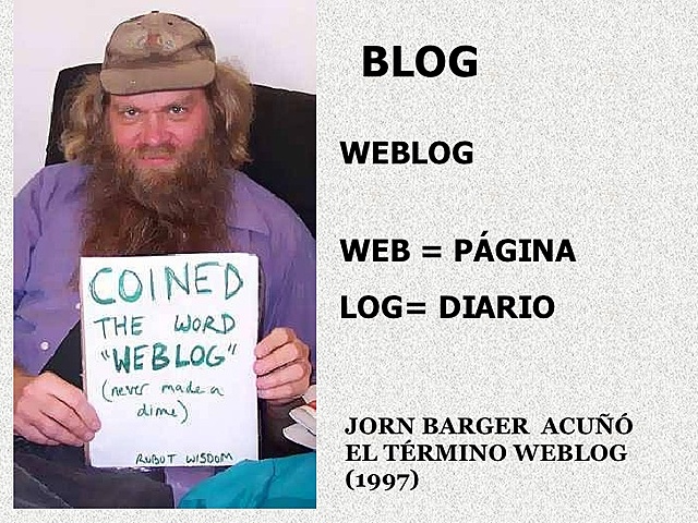 Se crea el primer blog Weblog