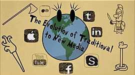 Timeline: THE EVOLUTION OF TRADITIONAL TO NEW MEDIA