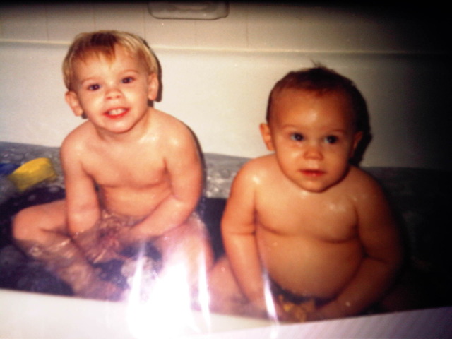 Best friends! My cousin Mike