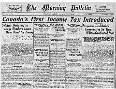 Income War Tax Act (-1) $$$