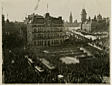 Spectators at Ottawa Central Post Office watching the returning soldiers, Social change