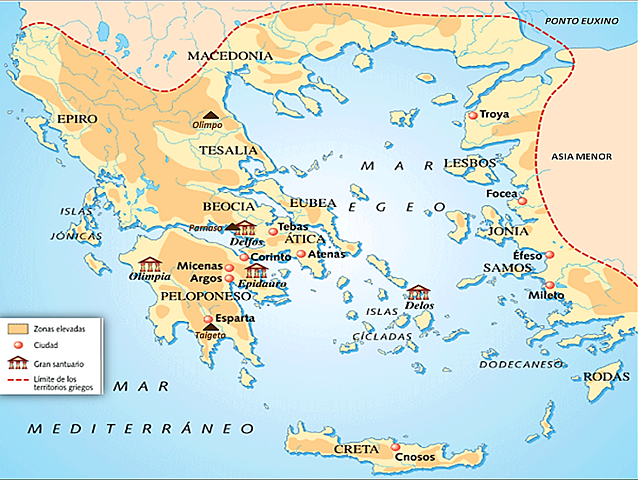 Aparición y Expansión de Grecia