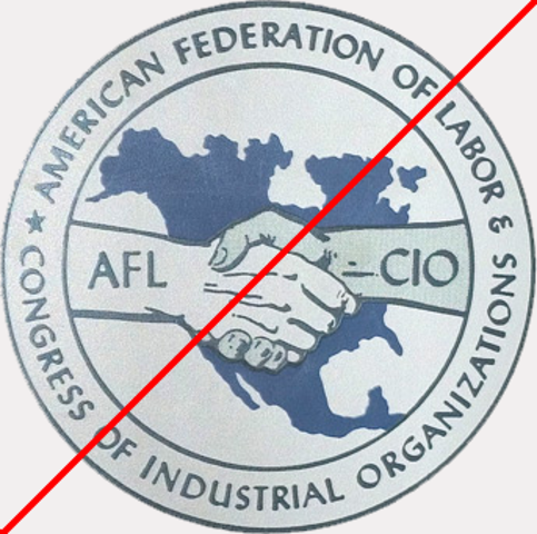 CIO breaks from the AF of L