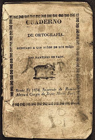 First book printed in new Mexico.