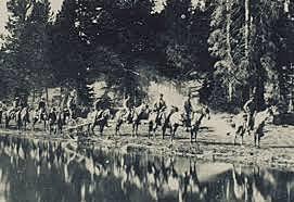 The first national park, Yellowstone, is established.