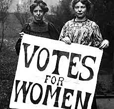 Women Right to Vote (rank 2)