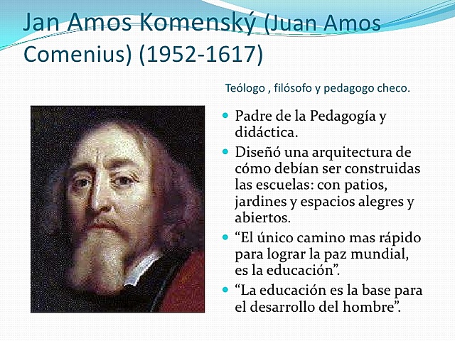 Comenio, Padre de la Pedagogía