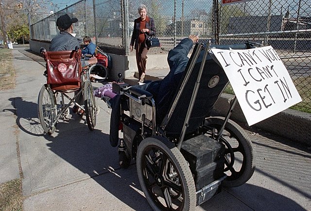 Voting Accessibility for Elderly and Handicapped