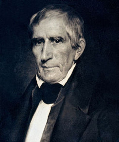 William Henry Harrison elected President.