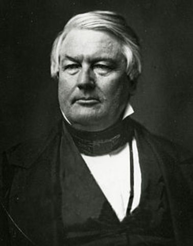 Millard Fillmore assumes the Presidency.