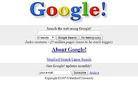 Search Engines-Google (1996)