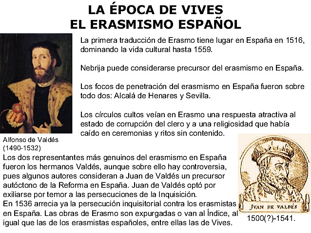 ERAISMO EN LA EDAD MODERNA