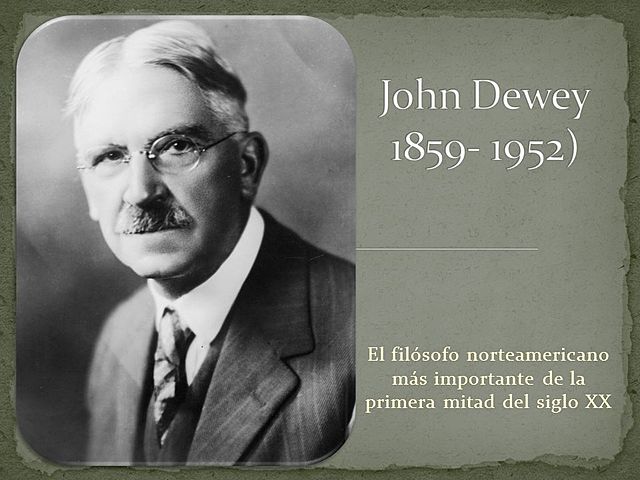 ESCUELA NUEVA, John Dewey