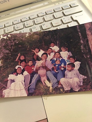 Primera comunión de mi hermana.