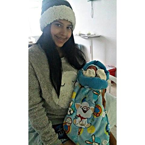 La llegada de mi angelito.