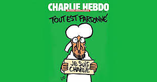 2 personas atacan las instalaciones de la revista satírica Charlie Hebdo, y en la sala de redacción matan a 10 personas