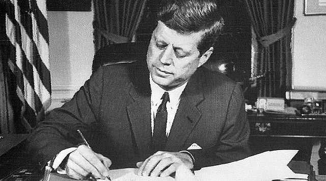 President John F. Kennedy creates Panel on Mental Retardation.
