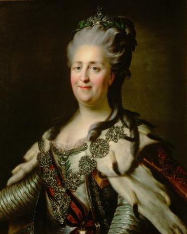 Catherine the Great becomes czarina of Russia.