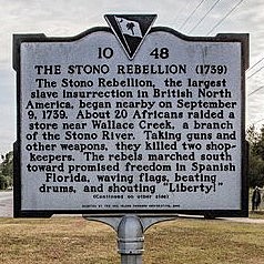 Stono Revolt in South Carolina