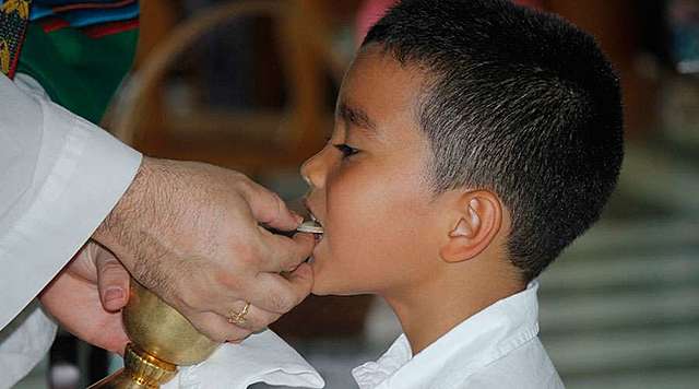 IN MY TEN YEARS OLD, IT WAS MY FIRST COMMUNION