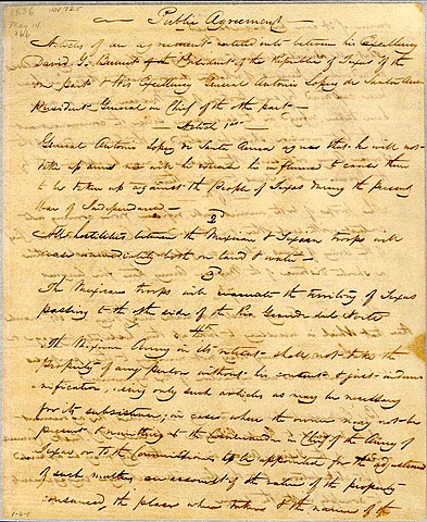 The Treaties of Velasco